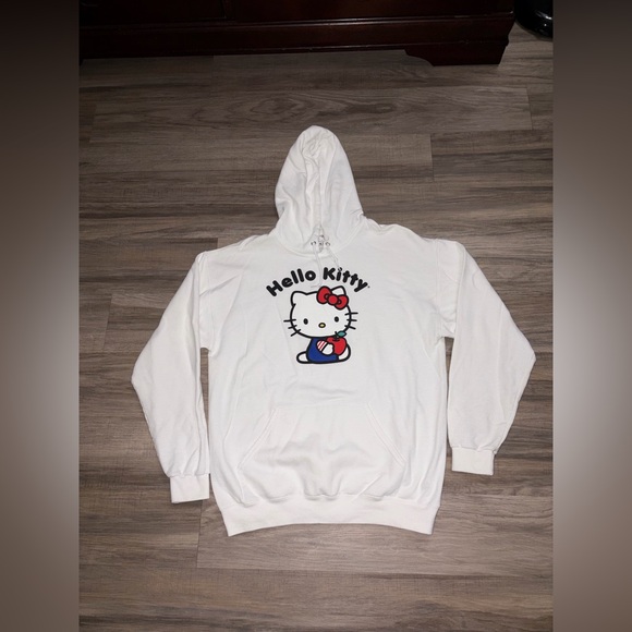Sanrio Hello Kitty White Graphic Hoodie - Picture 4 of 7